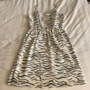 Kensie Black/White Summer Dress, Size S